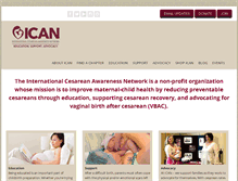 Tablet Screenshot of ican-online.org